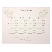 Bloc-note Feuille Bunco (Devant)