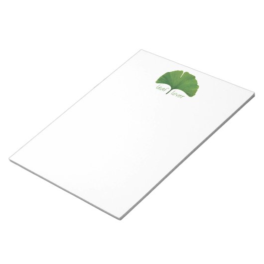 Bloc-note Feuille d'arbre de Ginkgo (Incliné)