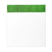 Bloc-note Feuille d'arbre vert (Devant)