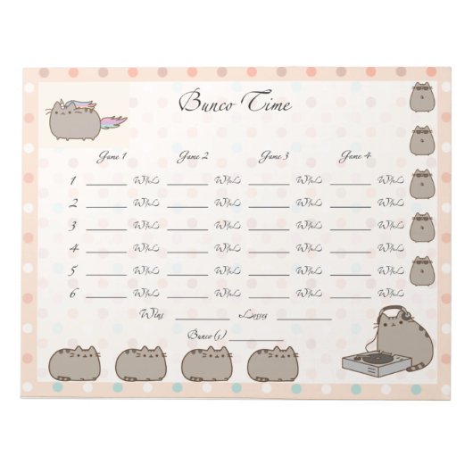 Bloc-note Feuille de Bunco mignonne (Devant)