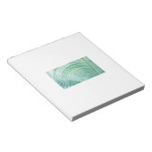 Bloc-note Feuille de palmier de plante verte douce (Incliné)