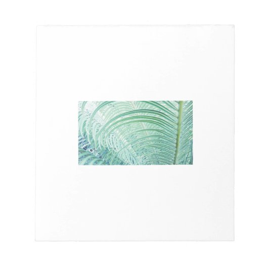 Bloc-note Feuille de palmier de plante verte douce (Devant)