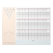 Bloc-note Feuille de résultats de Bowling 3 jeux avec épingl (Devant)