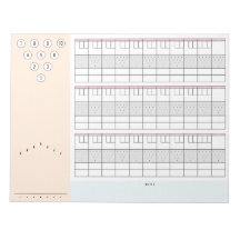 Feuille de résultats de Bowling 3 jeux avec épingl