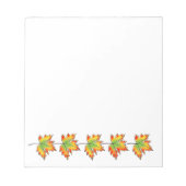 Bloc-note Feuille d'érable (Devant)