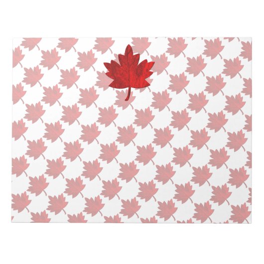 Bloc-note Feuille d'érable du Canada par Shirley Taylor (Devant)