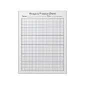 Bloc-note Feuille d'exercices d'écriture Hiragana japonaise (Tourné)