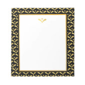 Bloc-note Feuille d'or (Devant)