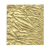 Bloc-note Feuille d'or brillante (Devant)