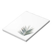 Bloc-note Feuille verte pâle (Tourné)