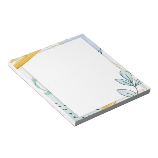 Bloc-note Feuilles abstraites (Incliné)