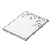 Bloc-note Feuilles aquarelle (Tourné)