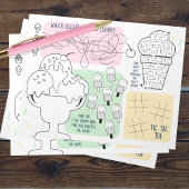 Bloc-note Feuilles d'activité de glace pour petits enfants p