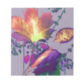 Bloc-note Feuilles d'automne à Lilac (Devant)