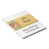 Bloc-note Feuilles d'automne Candy Bar Wrappers Faveurs (Incliné)