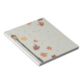 Bloc-note Feuilles d'automne et feux (Incliné)