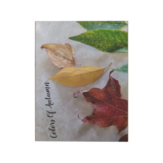 Bloc-note Feuilles d'automne Sets de table papier (Tourné)