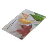 Bloc-note Feuilles d'automne Sets de table papier (Incliné)