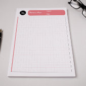 Bloc-note Feuilles de graphique d'ingénierie Papier de grill