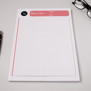 Bloc-note Feuilles de graphique d'ingénierie Papier de grill