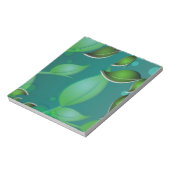 Bloc-note Feuilles de jardin frais (Tourné)