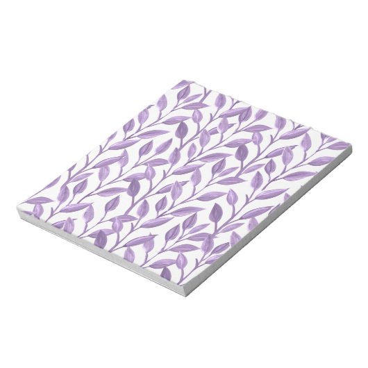 Bloc-note Feuilles de lavande (Tourné)