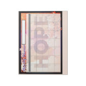 Bloc-note Feuilles de planner mensuel Hope (Tourné)