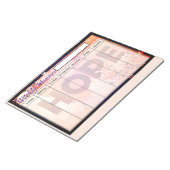 Bloc-note Feuilles de planning hebdomadaire d'espoir (Incliné)