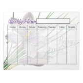 Bloc-note Feuilles de planning hebdomadaire Refuge (Devant)