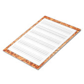 Bloc-note Feuilles de pratique d'écriture manuscrite Automne (Incliné)