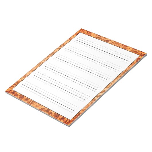 Bloc-note Feuilles de pratique d'écriture manuscrite Automne (Incliné)
