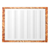 Bloc-note Feuilles de pratique d'écriture manuscrite Automne (Devant)