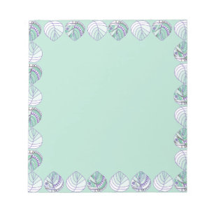 Bloc-note Feuilles de tête de poisson Seagrass Multi