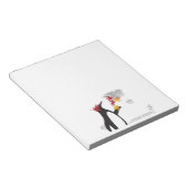 Bloc-note Feuilles d'érable d'automne et mignonnes pingouins (Incliné)
