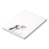 Bloc-note Feuilles d'érable d'automne et mignonnes pingouins (Tourné)