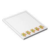 Bloc-note Feuilles d'érable multicolores (Incliné)