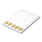 Bloc-note Feuilles d'érable multicolores (Tourné)