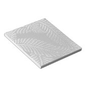 Bloc-note Feuilles noirs et blancs (Incliné)