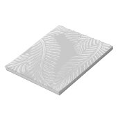 Bloc-note Feuilles noirs et blancs (Tourné)