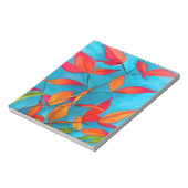 Bloc-note Feuilles orange Art à l'aquarelle originale Automn (Tourné)