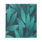 Bloc-note Feuilles tropicales dégradées (Devant)
