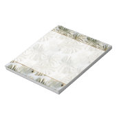 Bloc-note Feuilles tropicaux Gold Green (Tourné)