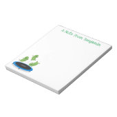 Bloc-note Fèves mignonnes saut trampoline dessin animé illus (Tourné)