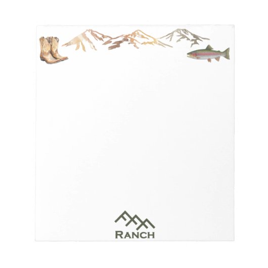 Bloc-note FFF Ranch  (Devant)