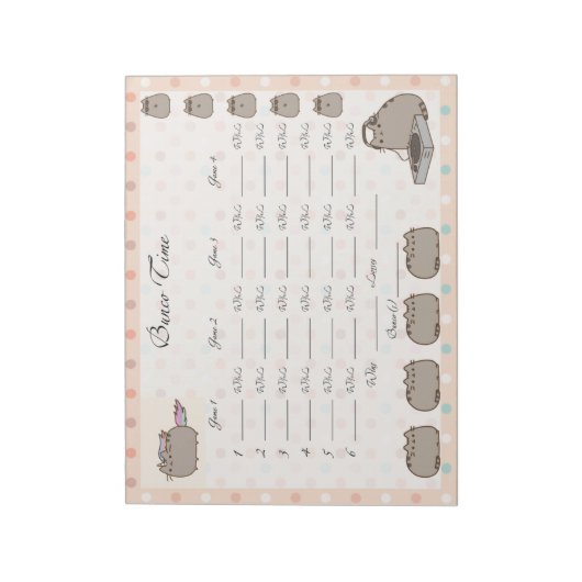 Bloc-note Fiche Bunco mignonne (Tourné)