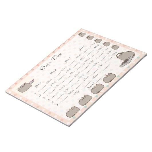 Bloc-note Fiche Bunco mignonne (Incliné)