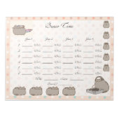 Bloc-note Fiche Bunco mignonne (Devant)