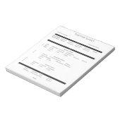 Bloc-note Fiche dégustation de Champagne & Vins Étincelants (Tourné)