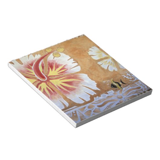 Bloc-note Fidji, art mural. (Incliné)