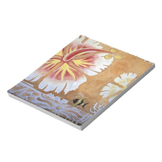 Bloc-note Fidji, art mural. (Tourné)